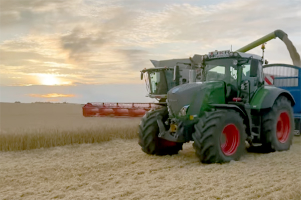 JKR Farms field harvest winter